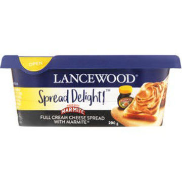 Lancewood Discon Cream Cheese Spread Marmite 1 x 200Gr