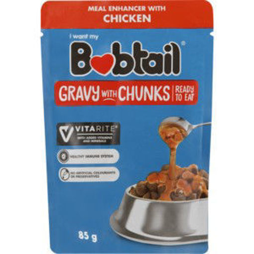 Bobtail Dog Food Gravy Chunks Chick 1 x 85Gr