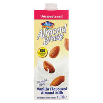 Almond Breeze Milk Vanilla Unsweetened 1 x 1L