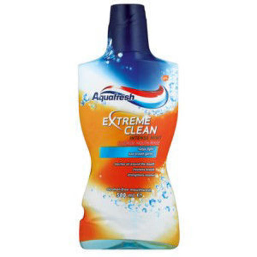 Aquafresh Mouth Wash Extr Clean Int Mint . 1 x 500Ml