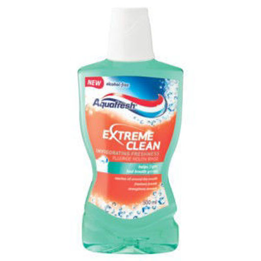 Aquafresh Mouth Wash Extr Clean Inv Fresh . 1 x 500Ml