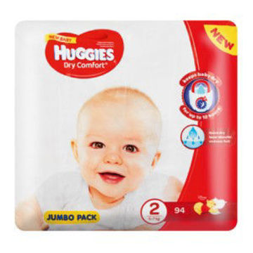 Huggies Nappies Dry Comfort  Size 2 1 x 94`s