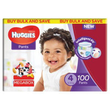 Huggies Nappies Pants Mega Box S4 1 x 100`s