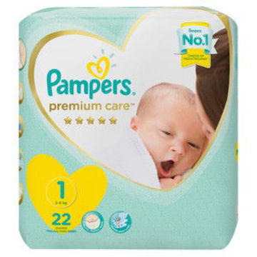 Pampers Nappies Prem Care New Born SP22 1 x 0Ea