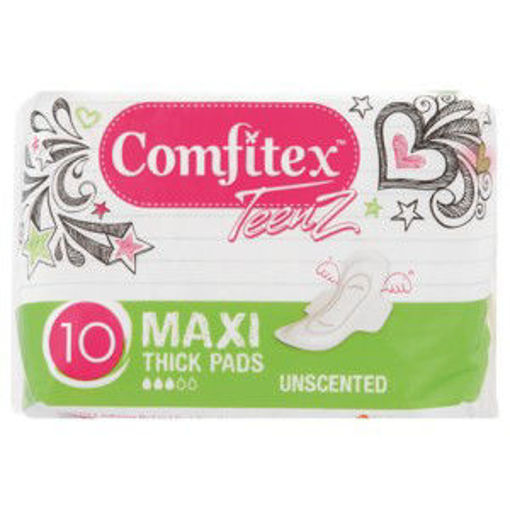 NSP Pads Comfitex Teenz Winged Maxi 1 x 10`s