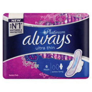 Always Pads Platinum 6s 1 x 0Ea