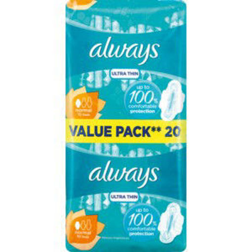 Always Pads Ultra Sanitary Normal 1 x 20`s