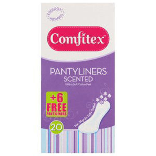 Comfitex Panty Liners + 5 Free Deo 1 x 20`s