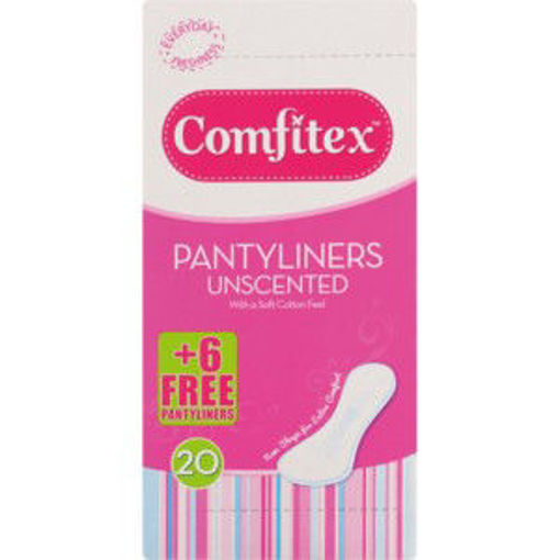 Comfitex Panty Liners + 5 Free Regular 1 x 20`s