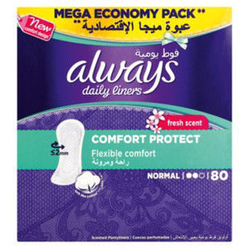 Always Panty Liners Normal Scented 1 x 80`s