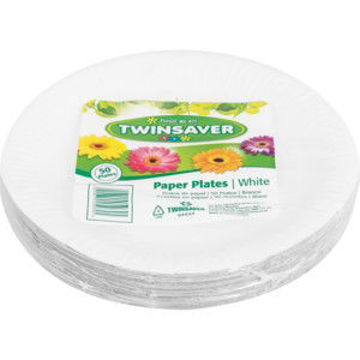 Twinsaver Paper Plates 1 x 50`s