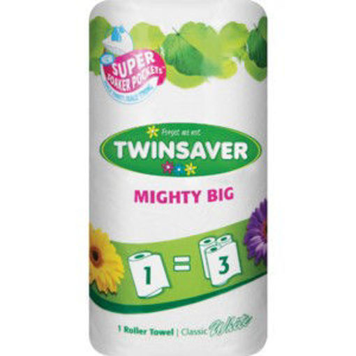 Twinsaver Paper Towel Roll Mighty Big 1 x 1`s