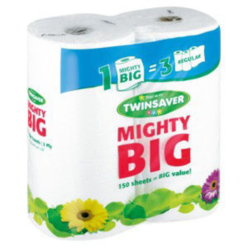 Twinsaver Paper Towel Roll Mighty Big 1 x 2`s