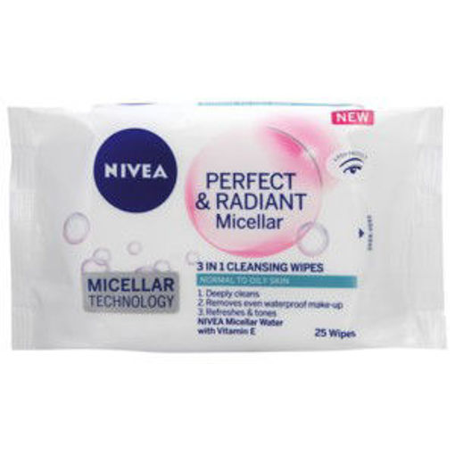 Nivea Perfect & Rad M/Wipes 1 x 25`s