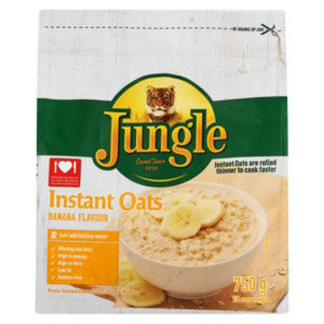 Jungle Oats Porridge Instant Banana 1 x 750Gr