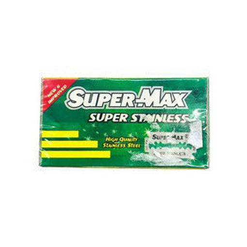 Supermax Razor Blades Double Edge Stain Ste 1 x 5`s