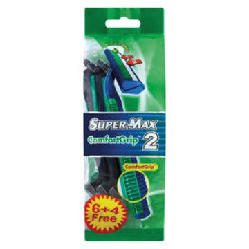 Supermax Razor Disp Men Twin C/Grip 1 x 0Ea