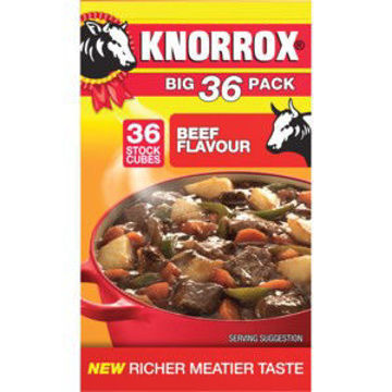 Knorrox Stock Cubes Beef 1 x 36`s