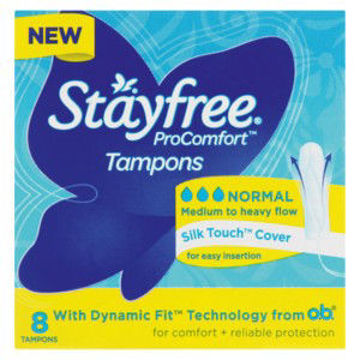 Stayfree Tampons Procomfort 1 x 8`s