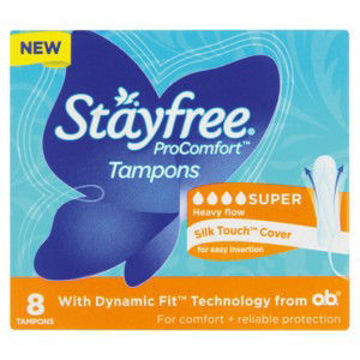 Stayfree Tampons Procomfort Super 1 x 8`s