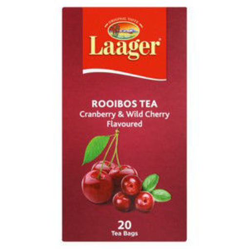 Laager Tea Bags Rooibos Env 2g Cranb&WildChe 1 x 20`s