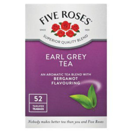 Five Roses Tea Bags Tagless Earl Grey 1 x 50`s