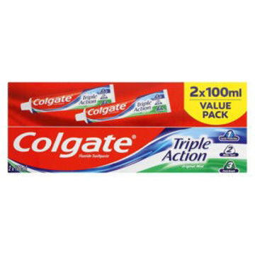 Colgate Toothpaste T/Action Twin Pck 1 x 100Ml