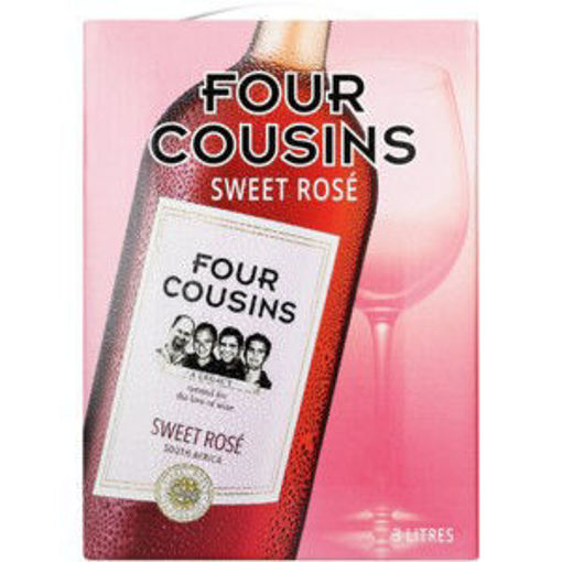 4 Cousins Wine Rose Sweet 1 x 3Lt