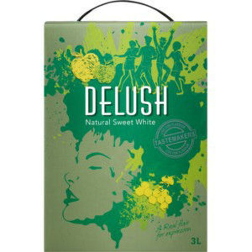 Delush Wine White Sweet Natural . 1 x 3L