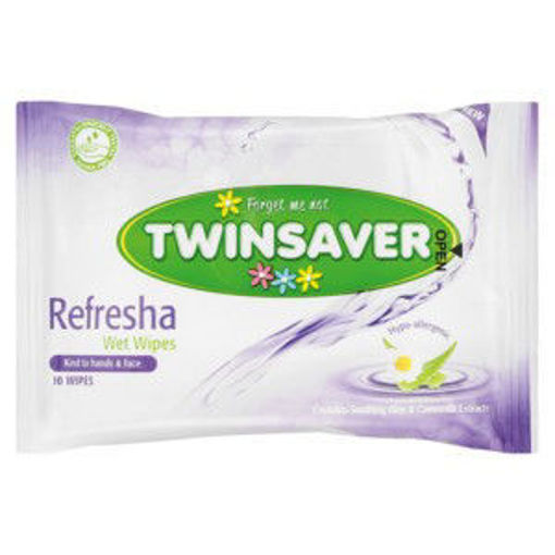 Twinsaver Wipes Refresha 1 x 10`s