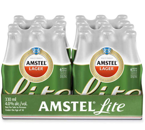 Amstel Beer Lager Lite Nrb 24 x 330Ml