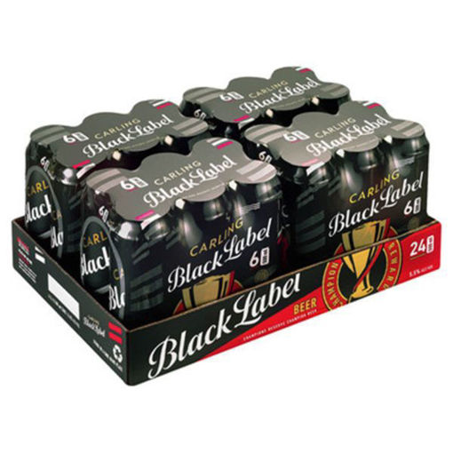 Carling Black Label Beer Can 24 x 500Ml