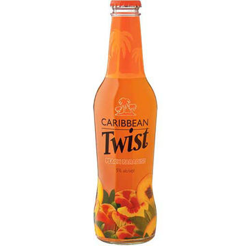 Caribbean Twist Rum PEACH PARADISE Ml x 24.0000