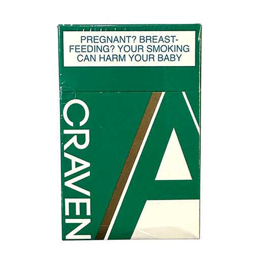 Craven A Cig FT Menthol TGB 10 x 20`s