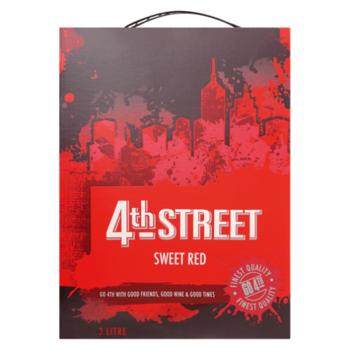 4th Street Sweet Red Wine Box 3L