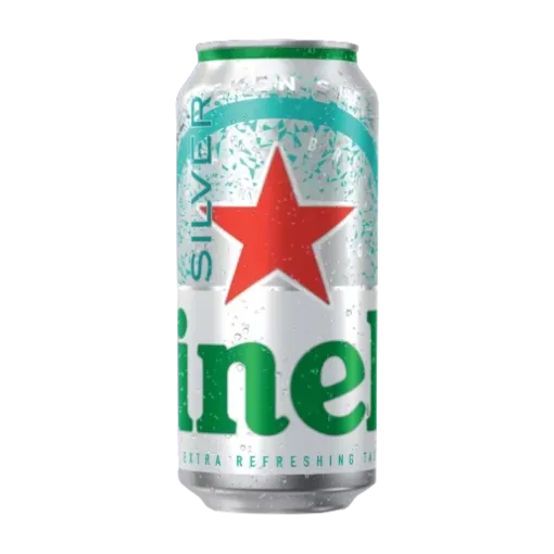 Picture of Heineken Beer Cans Silver 440Ml x 6