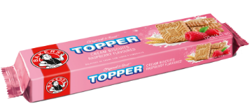 Picture of Bakers Bisc Topper Raspberry 125G