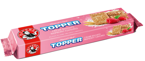 Picture of Bakers Bisc Topper Raspberry 125G x 12