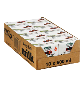 Picture of BONNITA Milk Long Life UHT Full Cream 500Ml x 10