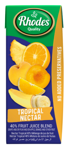 Picture of RHODES Juice Fruit  Nectar Tropical 200Ml x 6